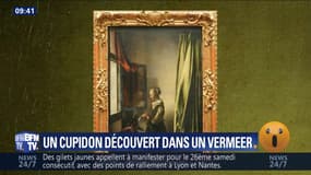 Un cupidon découvert dans un Vermeer