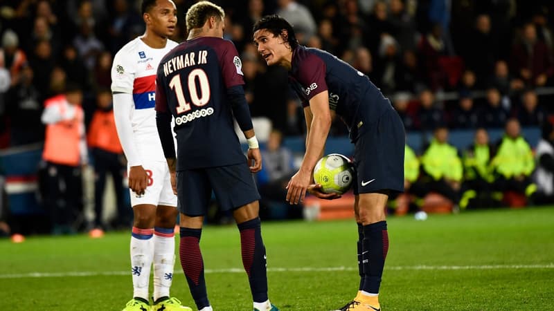 Neymar et Cavani face à Lyon