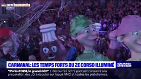 Carnaval de Nice: les temps forts du deuxième corso illuminé