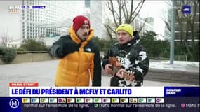 Paris Story: le défi du président à Mcfly et Carlito 