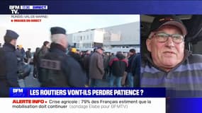 "On comprend leurs revendications mais ça impacte pas mal nos sociétés": Un chauffeur routier bloqué depuis lundi par la mobilisation des agriculteurs témoigne sur BFMTV