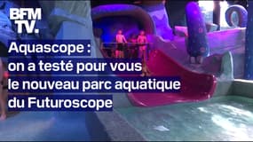 Toboggans géants, cinéma dans l'eau... Le Futuroscope dévoile son parc aquatique de 6.000 m²