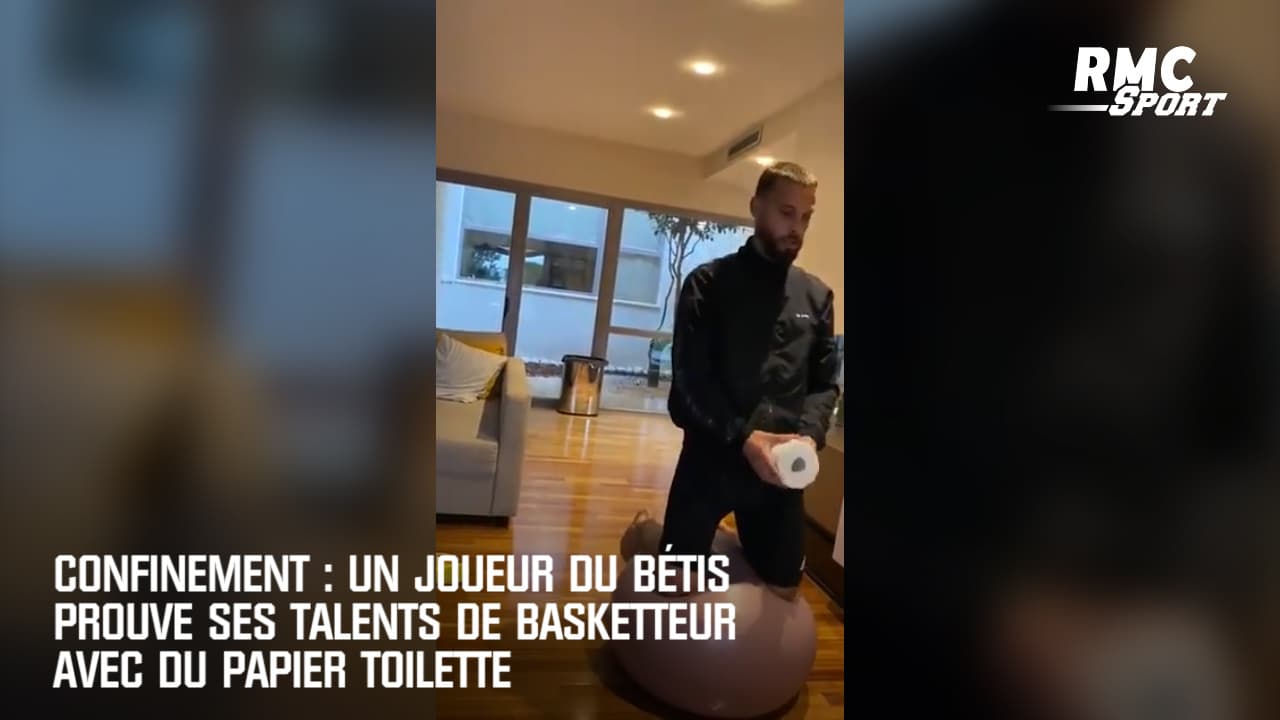 Confinement : Un Joueur Du Bétis Prouve Ses Talents De Basketteur Avec