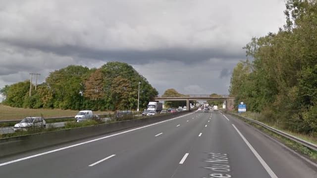 L'autoroute A1 à hauteur de Séclin - image d'illustration