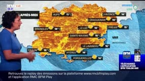 Météo Var: de la pluie le matin mais de belles éclaircies l'après-midi, jusqu'à 15°C à Toulon