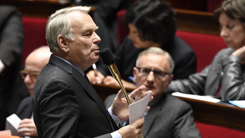 Jean-Marc Ayrault, ce mercredi, à l'Assemblée