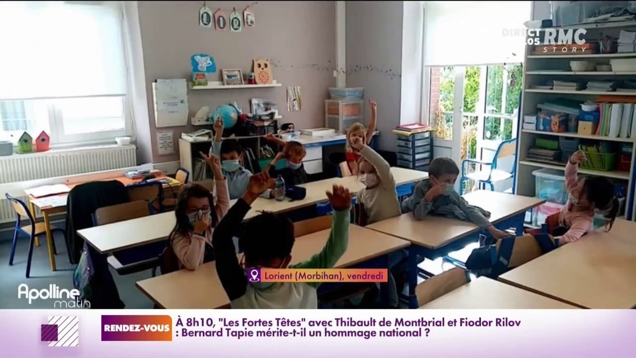 Fin du masque à l'école dans certains départements 