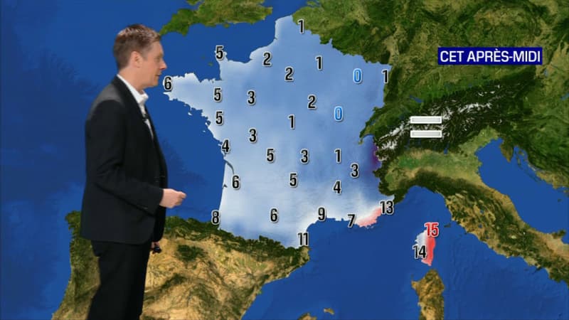 Jusqu'à -8 °C dans la matinée: un temps froid ce dimanche avec de la neige attendue sur le Nord-Ouest