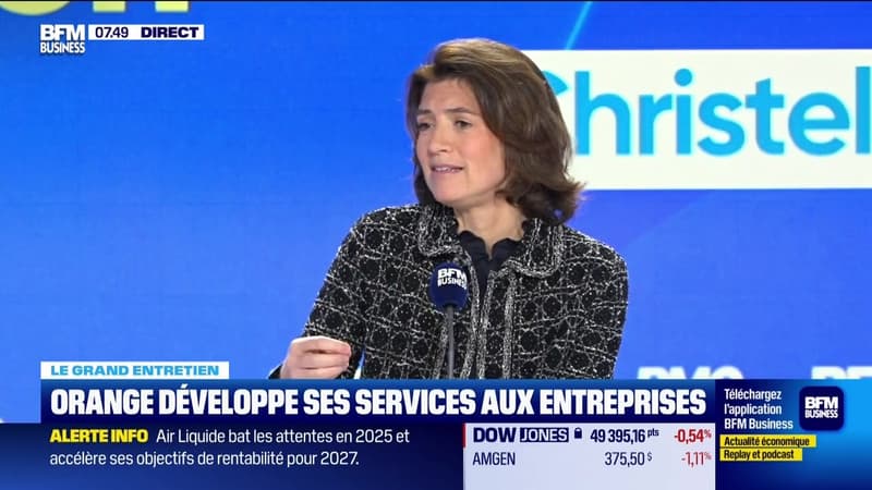 Le Grand entretien : Orange développe ses services aux entreprises - 20/02