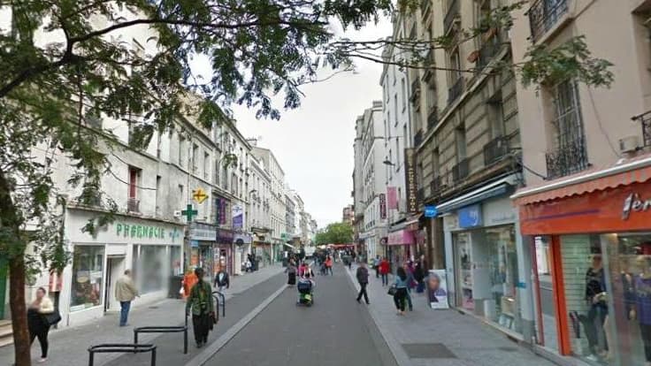 La rue Gabriel Péri, à Saint-Denis