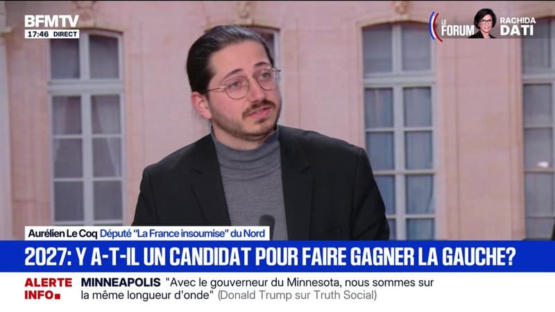 Primaire de la gauche: "Sur quelle base organise-t-on la discussion ? Ici, aucune", déplore Aurélien Le Coq, député (LFI)