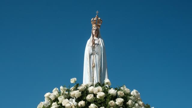 Statue de la Vierge Marie, le 13 mai 2017 à Rio de Janeiro au Brésil