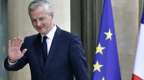 Bruno Le Maire à l'Elysée pour le premier Conseil des ministres, le 18 mai 2017