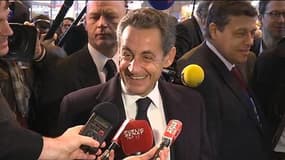 "Qui a dit qu'on ne me verrait plus?"  : Sarkozy tacle Hollande au salon de l'agriculture