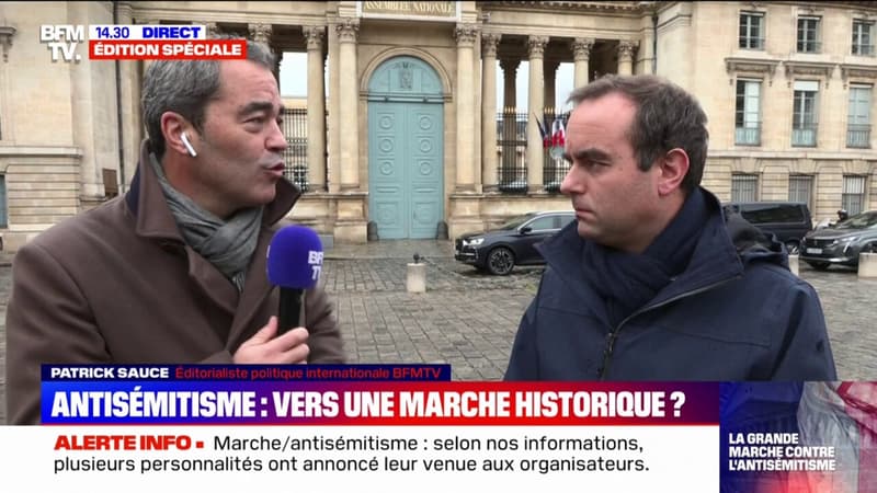 Marche contre l'antisémitisme: Sébastien Lecornu confie manifester 