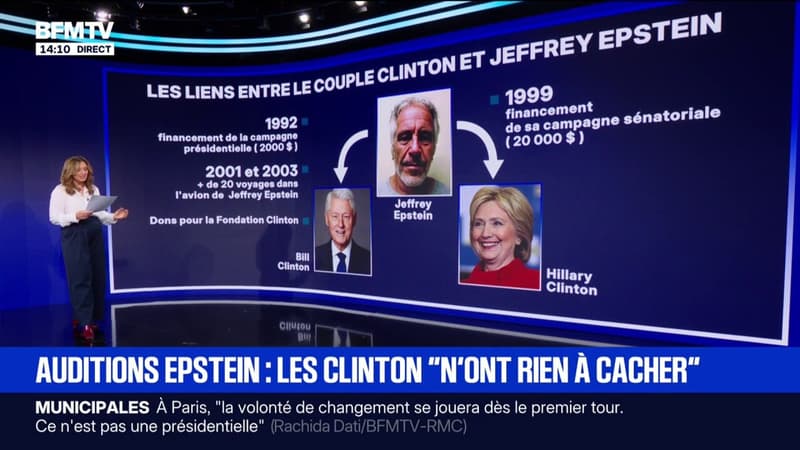 LES ÉCLAIREURS - Le couple Clinton entendu par le Congrès sur ses liens avec Jeffrey Epstein