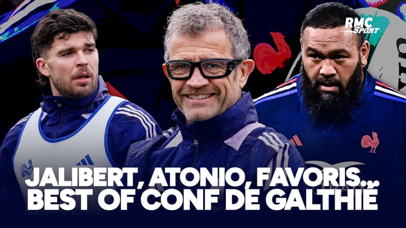 XV de France : Jalibert, Atonio, les Bleus favoris... Galthié lance les 6 Nations 2026