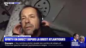 Thomas Coville, en direct depuis la Brest Atlantiques: "La chose la plus difficile à gérer, c'est le niveau de concentration"