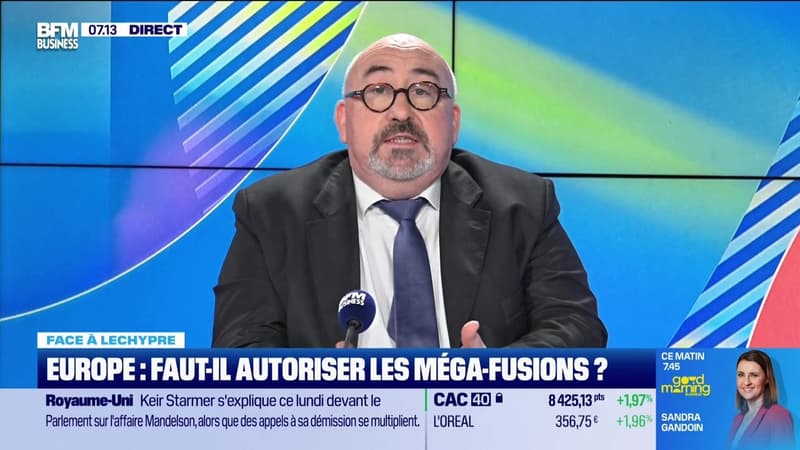 Emmanuel Lechypre face à Raphaël Legendre : Europe, faut-il autoriser les méga-fusions ? - 20/04