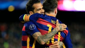 Alves et Messi
