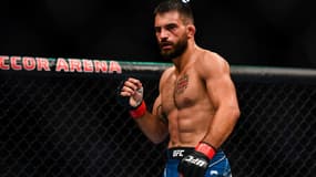 Benoit Saint-Denis à l'UFC Paris en septembre 2022