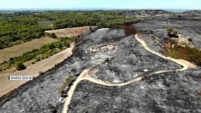 Le Gard ravagé par les flammes à Générac.