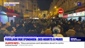 Fusillade à Paris: des heurts dans le quartier Strasbourg-Saint-Denis