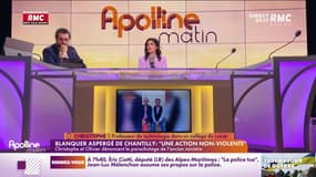 Christophe : "C'était une façon de lui rappeler la violence que nous vivons chaque jour"