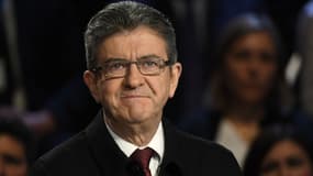 Jean-Luc Mélenchon à La Plaine-Saint-Denis le 4 avril 2017.