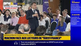 "Je n'ai jamais parlé de label d'État, ce serait la pire des solutions", assure Emmanuel Macron
