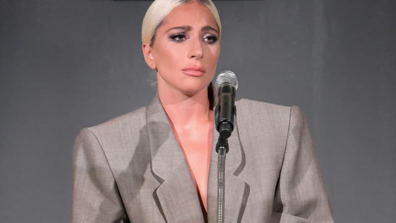 Lady Gaga lors de la soirée Women in Hollywood à Beverly Hills, le 15 octobre 2018