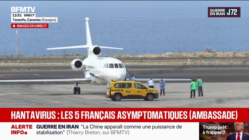 Hantavirus: les passagers français déclarés asymptomatiques, annonce l'ambassade