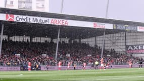 Le stade Francis Le Blé de Brest pour la réception du PSG en octobre 2023