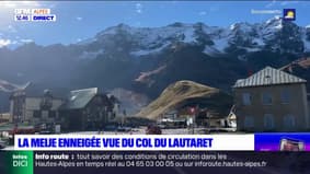 Hautes-Alpes: la Meije enneigée vue du Col du Lautaret