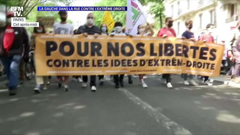 La gauche dans la rue contre l'extrême droite - 12/06