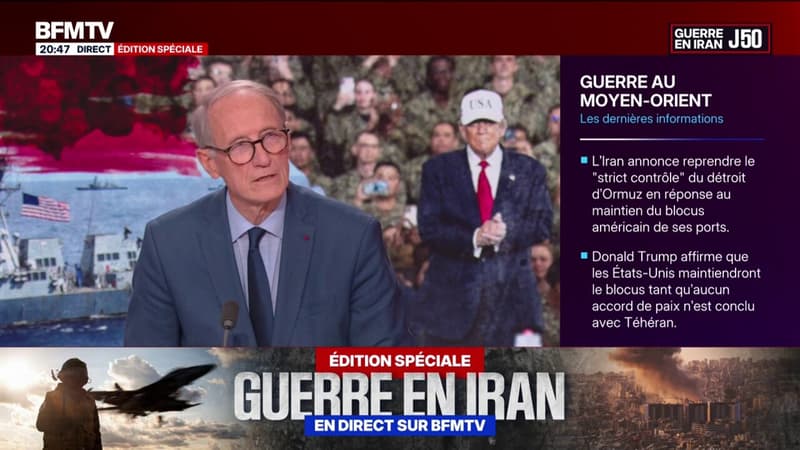Iran/États-Unis: "Je suis moins optimiste sur la tenue de négociations", explique le vice-amiral Michel Olhagaray, ancien directeur du Centre des hautes études militaires