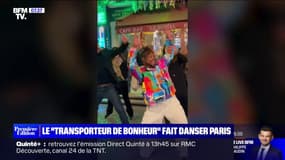Le "transporteur de bonheur" qui fait danser Paris