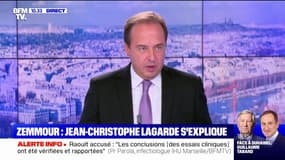 Jean-Christophe Lagarde exprime ses regrets sur BFMTV après ses propos violents à l'égard d'Éric Zemmour