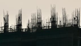 Un chantier à Dacca, la capitale du Bangladesh.