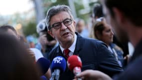 Le chef de file de La France insoumise Jean-Luc Mélenchon le 24 septembre 2021 à Paris 