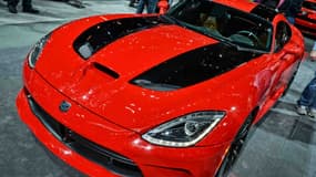 Dodge a arrêté définitivement le 16 août la production de la Viper, elle ne sera bientôt plus dispo qu'en occasion (Ici, une Viper GT de 2015).