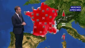 Un grand soleil dans tout le pays et jusqu'à 37°C attendus localement ce mercredi 