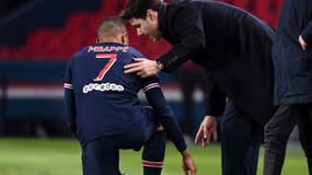Mauricio Pochettino et Kylian Mbappé