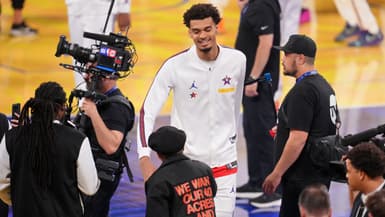 Victor Wembanyama lors du All-Star game de la NBA - le 16/02/2025