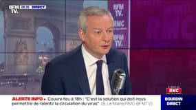 Bruno Le Maire: "Les aides seront maintenues tant que les mesures de restrictions sanitaires seront maintenues"