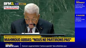 ONU: Mahmoud Abbas appelle à "faire cesser l'envoi d'armes à Israël"