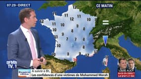 La météo pour ce mercredi 11 octobre 2017