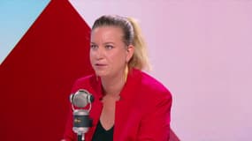 La cheffe des députés insoumis Mathilde Panot le 25 août 2025 sur BFMTV-RMC  