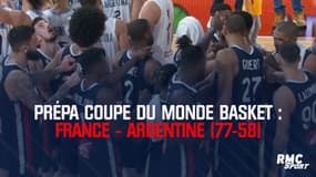 Résumé : France - Argentine (77-58) – Prépa Coupe du monde