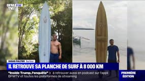 Un surfeur retrouve sa planche à 8000 kilomètres de l'endroit où il avait chuté